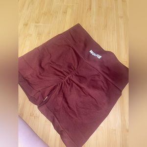 Brown seamless shorts